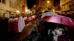 La procesi�n del Prendimiento tuvo que dar la vuelta