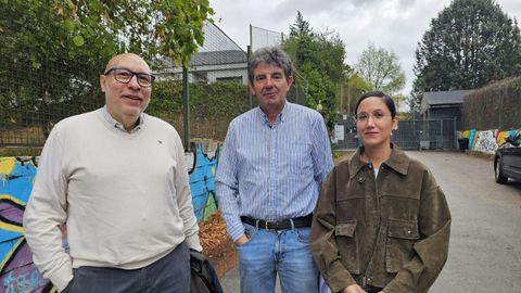 Xos Carlos Valcrcel, lvaro Vila y Sherezade Nez.