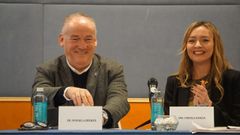 El portavoz del PP de A Coru�a, Miguel Lorenzo, y la conselleira Fabiola Garc�a