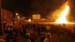 En imaxe de arquivo,fogueira de San Xo�n en Covas 