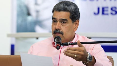 El presidente de Venezuela, Nicolás Maduro, en un acto de gobierno en Caracas.