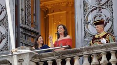 Preg�n de las fiestas de Mar�a Pita a cargo de la actriz Luc�a Veiga