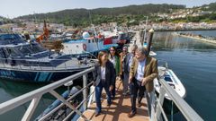 La Conselleira de Mar, Marta Villaverde, anunci� la inversi�n de la Xunta durante una visita a la d�rsena de Muros. 