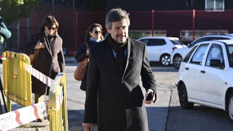 Oleguer Pujol, llegando este martes a la Audiencia Nacional.
