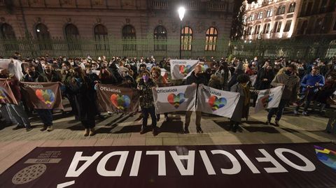 Concentraci�n por la oficialidad