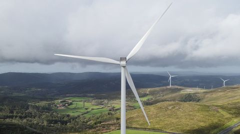 El parque e�lico Ru�a II es uno de los �ltimos en entrar en operaci�n en Galicia