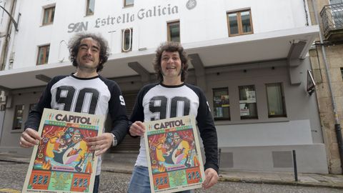 Los productores musicales Fran y Andr�s Villasen�n, gerentes de la Sala Capitol