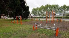 El parque consta de m�s de diez elementos para fortalecer la musculatura, estabilidad, resistencia y tonificaci�n corporal