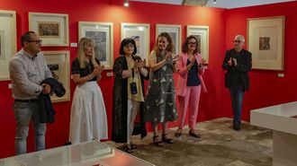 Inauguraci�n de la exposici�n en el Museo Provincial de Lugo