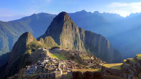 Machu Picchu, en Per�