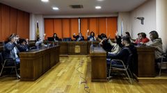 Pleno extraordinario del Concello de Vern del mes de octubre.
