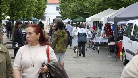 Mercadillo de artesan�a de las Festas dos Maios de Canido.