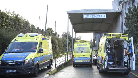 Urgencias del Montecelo, en Pontevedra, la semana pasada