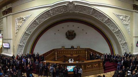 Vista general de la Asamblea Nacional venezolana