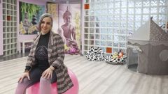 Lydia, en el centro que ha montado y acondicionado en un local propiedad de su familia