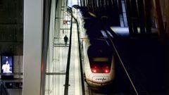 Imagen de la estaci�n de tren de Vigo en una foto de archivo