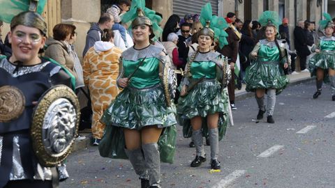 Desfile del s�bado de pi�ata en Celanova