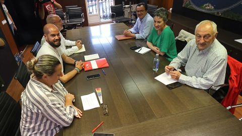 La primera reunin entre los negociadores del BNG y del PSOE en Pontevedra se celebr el pasado jueves, da 8