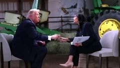 Trump abandona una entrevista cuando le preguntan por posibles fraudes electorales