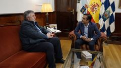 El presidente del Colexio Oficial de M�dicos y el alcalde de Ferrol.