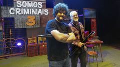 Touri��n e Carlos Blanco en la presentaci�n de �Somos criminais 3�.