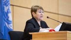La alta comisionada de la ONU para los Derechos Humanos, Michelle Bachelet