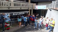 Eibar celeste en la previa de la visita del Celta a Ipurua