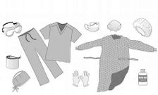 Imagen facilitada a los centros de salud con informaci�n sobre los equipos de protecci�n individual