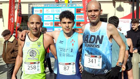 El podio masculino de los 10 Kil&oacute;metros de Teis estuvo encabezado por Mario Rodr&iacute;guez.