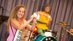 Lydia Botana protagoniza el espect�culo  De aqu� para al� 