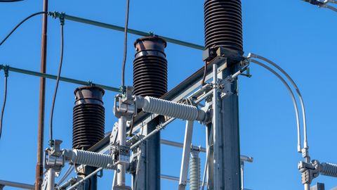 Imagen de una subestaci�n el�ctrica