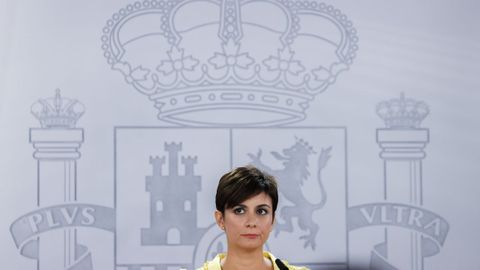 La portavoz del Gobierno y ministra de Pol�tica Territorial, Isabel Rodr�guez 