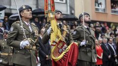 Jura de bandera en Pola de Siero.Jura de bandera en Pola de Siero 