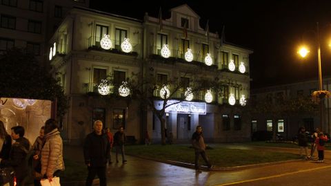 Iluminacin navidea en O Barco de Valdeorras