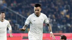 Mat�as Vecino, en un partido con la Lazio el pasado diciembre.