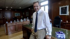 Mi�ones, en una imagen de archivo en su despacho de la Delegaci�n del Gobierno.
