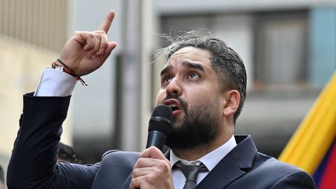 Nicol�s Maduro Guerra, el hijo del derrocado presidente venezolano.