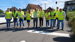 La conselleira Mar�a Mart�nez Allegue anuncia una rotonda en la PO-542 en Marc�n, Pontevedra