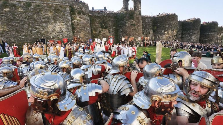 Una batalla en el Arde Lucus, en la zona de A Mosqueira