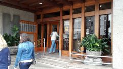 El portal donde ha aparecido el cad�ver