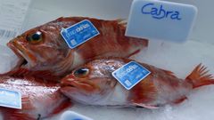 Cabras en una pescader�a gallega.