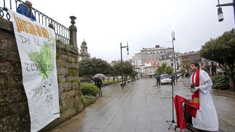 Bendicin virtual del Domingo de Ramos desde la Ferrera