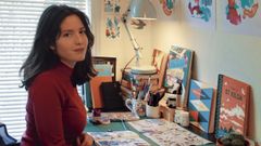 Beatriz Lostal�, en su estudio