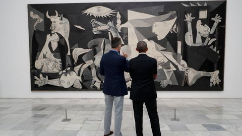 El rey descubri� a Obama los secretos del �Guernica�