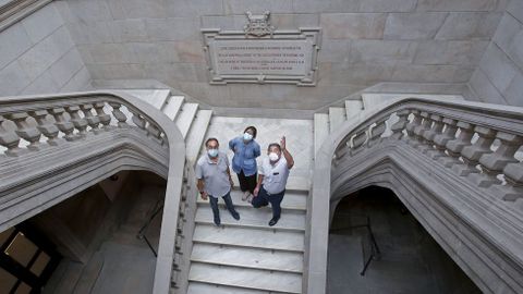 As est el edificio del Concello de Pontevedra que afrontar su reforma en breve