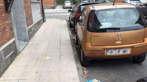 Suciedad en El Entrego.Suciedad en El Entrego