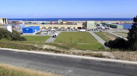 Vista de una zona de O Berbs, en Burela.