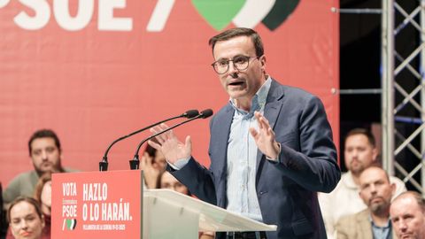 Miguel �ngel Gallardo en el cierre de campa�a electoral