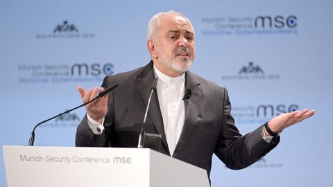 El ministro de Exteriores de Ir�n, Javad Zarif