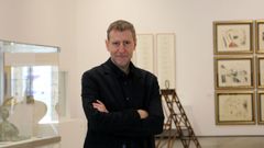 David Barro en el interior del museo del que ahora es director
